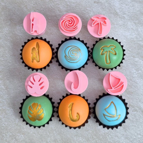 Kit Carimbos Para Doces Moanna - comprar online
