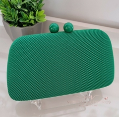 Clutch Texturizada Verde Ct074