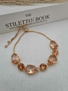Pulseira em Banho Dourado Pu046 - comprar online