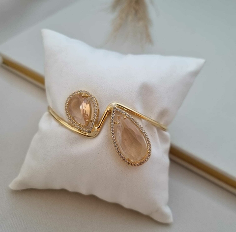 Pulseira em Banho Dourado Pu 040