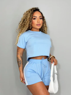 Conjunto moletinho listras na internet