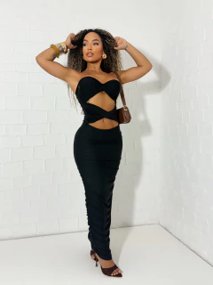 Vestido drapeado