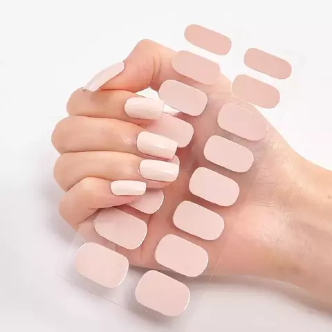 NUDE BLUSH NAILZLAB - KIT UNHAS EM GEL UV