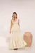 Vestido Longo Boho Off-White