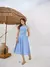 Vestido Hortênsia - Azul - M - comprar online