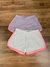 Short infantil feminino com elástico