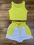 Conjunto short com bolso e regatinha na internet