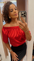 Blusa Feminina Ciganinha Cetim Rovitex oi