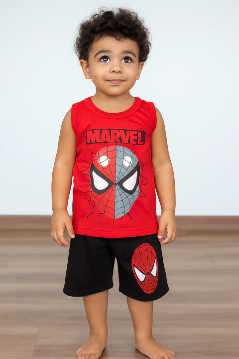 Conjunto verão menino personagens - comprar online