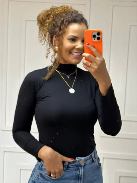 Blusa Cacharrel Manga Longa - comprar online