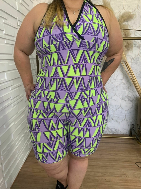 Macacão fitness plus size - comprar online