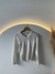 Blusa em tricô gola em V - loja online