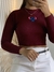 Cropped manga longa stitch na internet