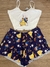 Baby doll short princesas - loja online