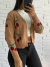 Casaco feminino cerejinha em tricot