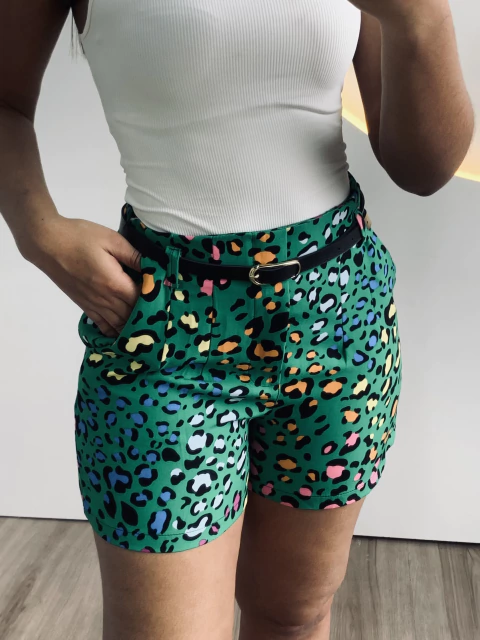 Short feminino estampado - comprar online