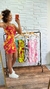 Vestido alcinha estampado
