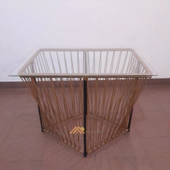 MESA DE APOYO TEJIDA RECTANGULAR - comprar online