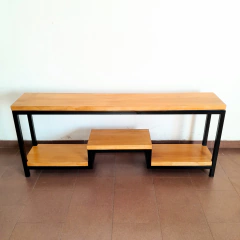 RACK PARA TV ESTILO INDUSTRIAL ( medida personalizada) - Ambientaciones Acapulco