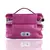 Necessaire Rosa Hello Kitty com Duplo Compartimento: Transparente e Estampado - KCHK-01P - Makeup Mattheus Araujo