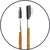 Pincel Duplo Para Modelar Brown Line 35 - comprar online