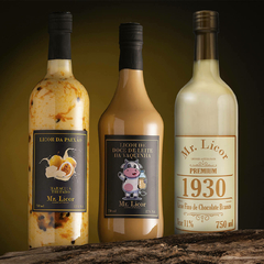 Kit 03 garrafas Licor de Maracujá Trufado | Doce de Leite | Chocolate Branco – 750ml