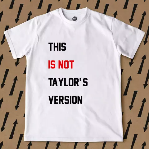 Remera This Is Not Taylor's Version - comprar online