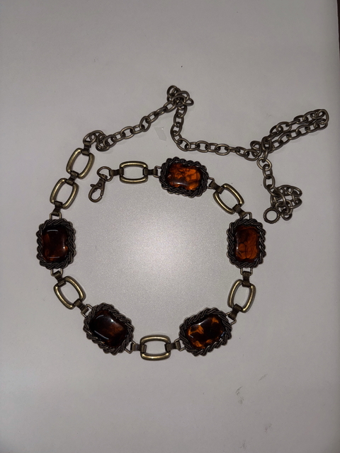 Cinto correntes - ouro velho - comprar online