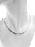 Choker de prata leve fita espelhada 6mm. - comprar online
