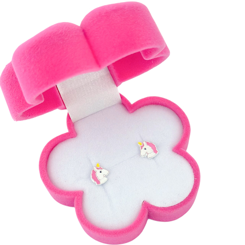 Brinco infantil unicórnio baby com embalagem flor. - comprar online