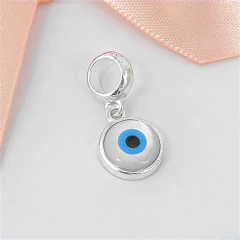 Berloque olho grego madre pérola prata 925. - comprar online