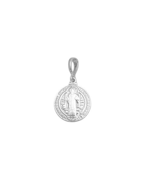 Pingente de prata 925 São Bento 1.5 cm. - comprar online