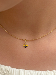 Conjunto infantil abelhinha folheado a ouro. - comprar online
