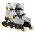 Patins Inline Ajustável (38 - 41) Chumbo com Acessórios - Fênix