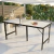 Mini Mesa de Ping-Pong Portátil com Kit 1 Rede Retrátil + 2 Raquetes + 3 Bolinhas - Bel na internet