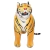 Tigre de Pelúcia 110cm Gigante Realista em Pé Presente Infantil Lembrança Especial Decoração Quarto - comprar online