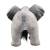 Elefante de Pelúcia 45cm Cinza Realista | Bicho de Pelúcia Infantil Presente Criança Decoração Quarto | Itaúna MG Envio Brasil - Real Center
