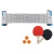 Mini Mesa de Ping-Pong Portátil com Kit 1 Rede Retrátil + 2 Raquetes + 3 Bolinhas - Bel - Real Center