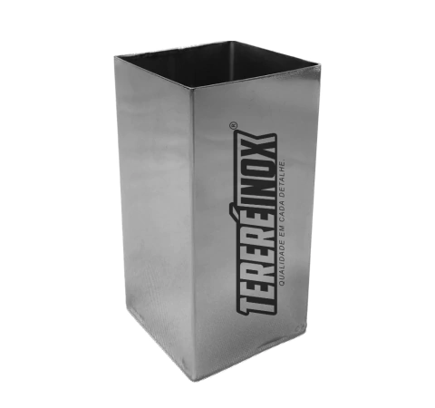 Copo Quadrado Inox e Color