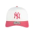 Boné NEW ERA Aba Curva AF Dual Color Off White Goiaba Strapback Ref. 197706712679