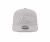 Bone NEW ERA aba curva 970 New York cinza tonal script snapback REF. 199635435353