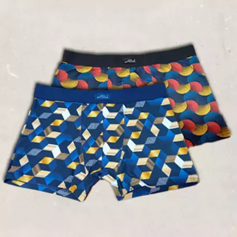 ¡Promo Dia del Padre! Art. 1243 -Pack x12- Antillas - Boxer adulto corte deportivo estampado digital