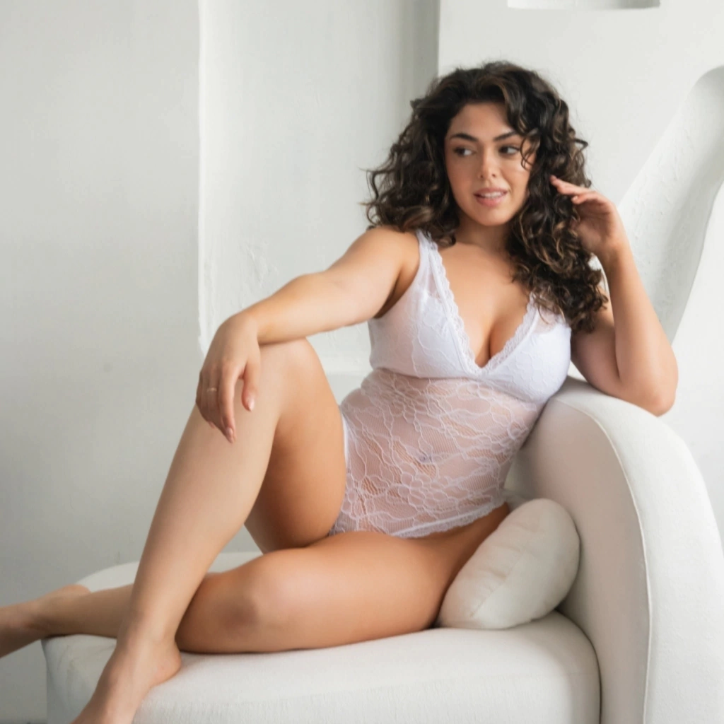 ¡Sale! Art. 5030 - Trenda - Body de encaje y terminacion puntilla con espalda cavada