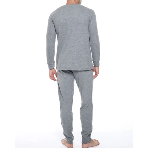 Art. 1986 - Pijama de hombre algodon cuello cruzado - Eyelit