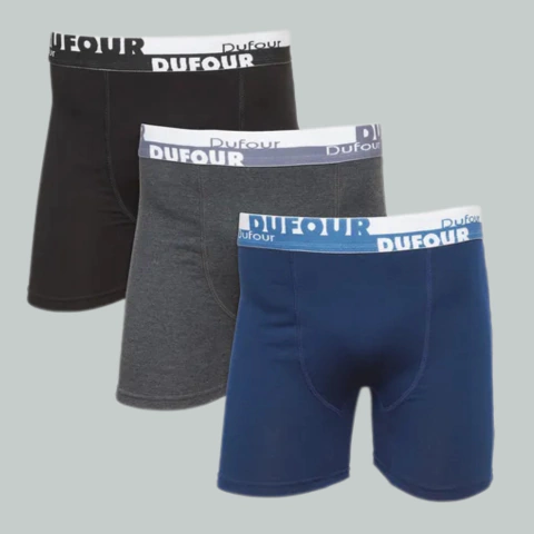 Art. 12024 - Dufour - Boxer alg/lyc elastico bicolor
