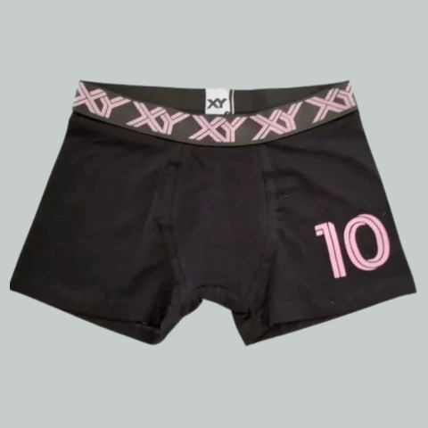 Agotado Art. 1384 - XY - Boxer de alg/lyc liso estampado "goat"