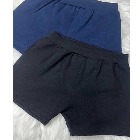 Art. 3500 - Ojala que si - Short colegial azul/negro