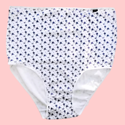 Art. 404 - Jaline - Bombacha especial alg/rib estampado x3 unidades