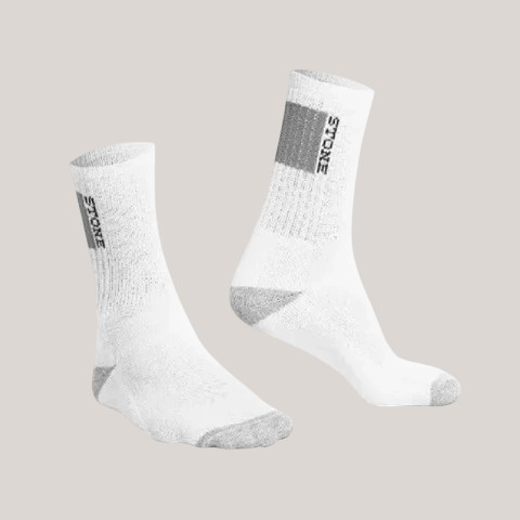 Art. 12000 - Stone - Media deportiva de algodon x3 unidades