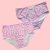Art. 3329/3299 - Kiero - Vedetina nena estampada algodon/lycra rosa navideño ( Talle: 2 a 8 ) - comprar online